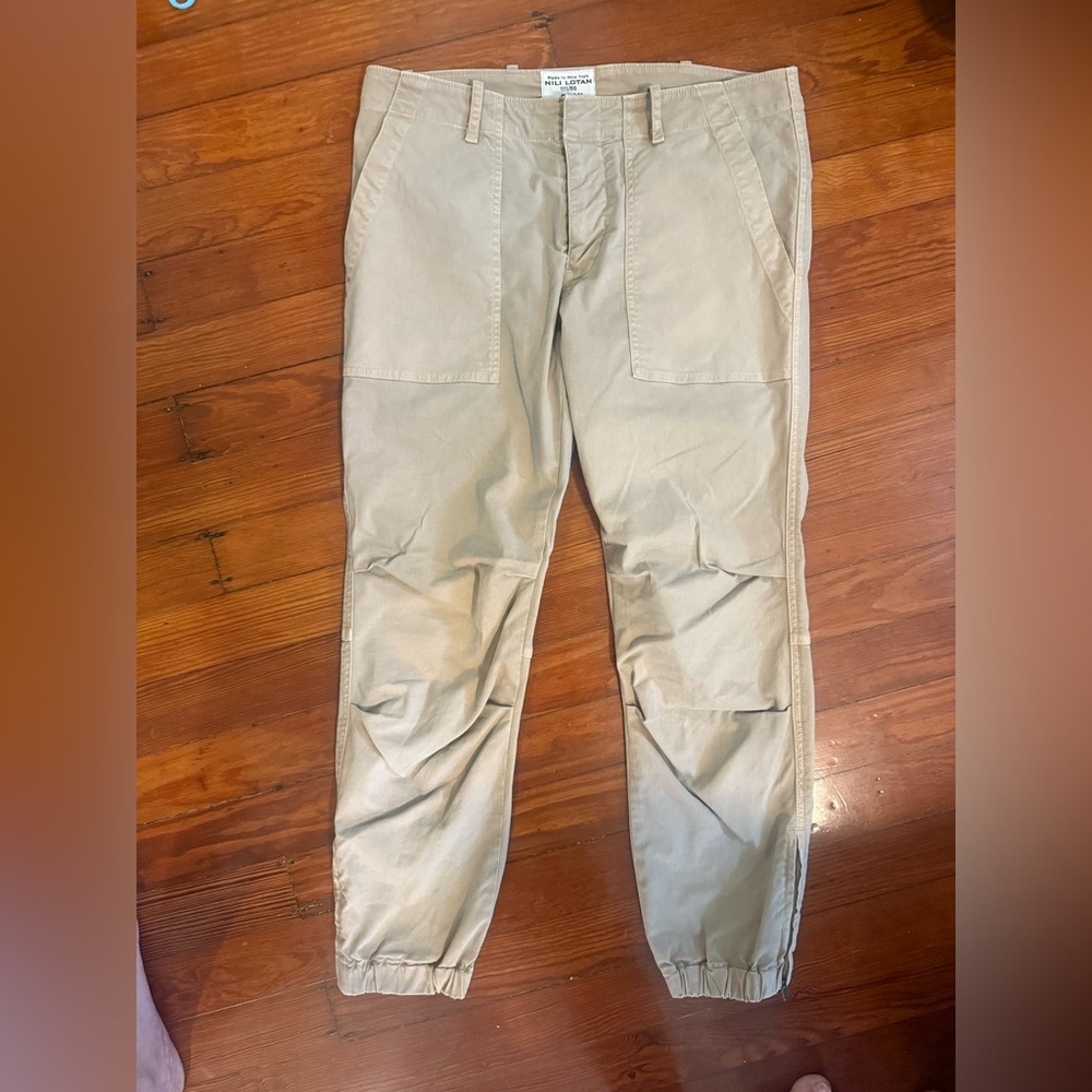 Nili Lotan Tan Chinos Relaxed Fit
